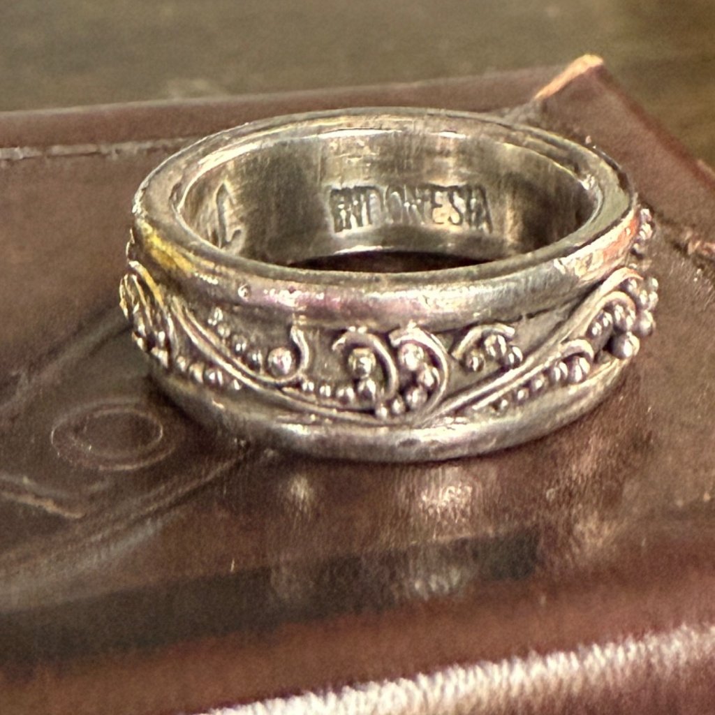 Lois Hill Vintage Sterling Silver Ring Pre-Owned Size 9 95$